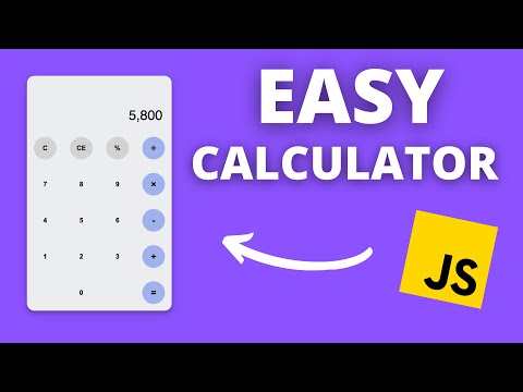 How to Make a Simple Calculator with HTML CSS AND Javascript TUTORIAL