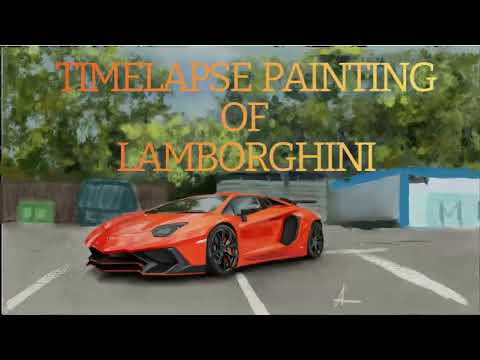 Watch a MASTER Artist Create a STUNNING Orange Lamborghini in Clip Studio Paint