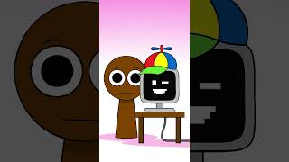 Sprunki Mr  Fun Computer meets #squidgame #funny #squidgameremake #cat #survivalgame #cute #disney