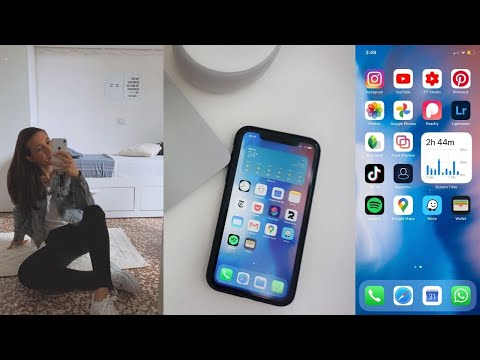 ios 14 WHAT'S ON MY IPHONE XR | widgets + apps