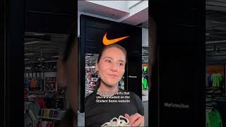 being a student has its perks 😏 #Studentperks #studenthacks #studentlifestyle #moneymoney #nike