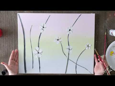 Easy Art Tutorial - Blossoms