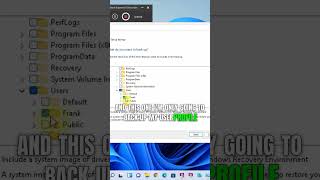 Backing up Windows user profiles and additional data