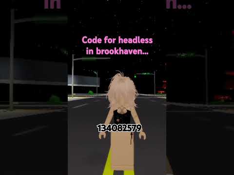 code for headless in brookhaven#roblox #codes #robloxedit #avatar