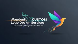 I well Wonderful Moving Logo Design Services  Custom Animated Logos for Your Brand