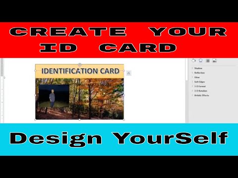 How to Create an ID Card using MS WORD