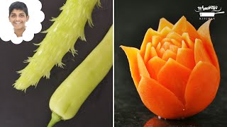 Fruit Carving | Ukiran Sayuran & Buah | แกะสลัก | Khắc trái cây và rau | khắc trái cây | Carving 37