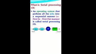 what is serial processing OS #shorts #youtubeshorts #os #ruchikeshri #coding