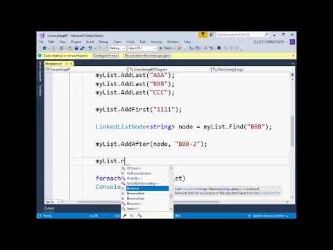 C# LINKED LIST - INTRODUCTION