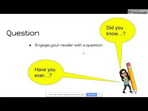 Write an introduction