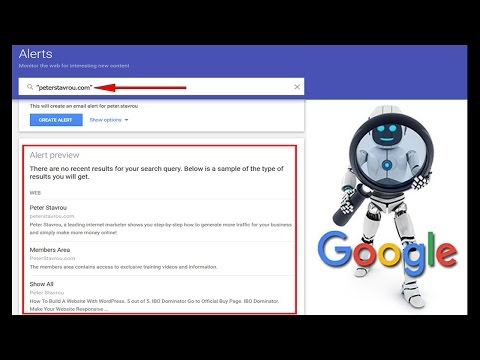 Google Alerts - Monitor Google For Specific Keywords