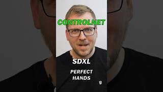 #controlnet with #sdxl including perfect hands and canny / depth