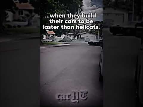 “Hellcats are slow” when you build your cars to be faster than them 🤦‍♂️#shorts #car #dodge #hellcat