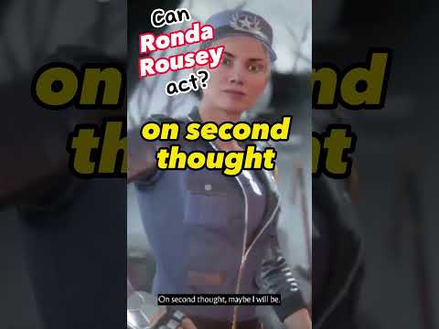 Can Ronday Rousey Act? Mortal Kombat Sonya Blade #Shorts