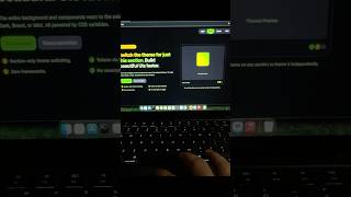 Vanilla CSS Theme Switcher, CSS Tokens, LocalStorage, No Frameworks #shorts
