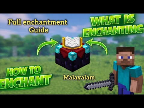 How to Enchant in Minecraft | Full Guide Malayalam😁