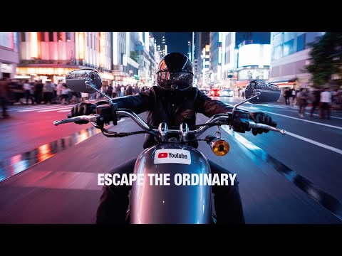 Harley Ride in Tokyo by Night - Tell Me Where to Go!