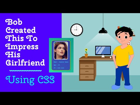 How Bob impressed his girlfriend Using CSS || CSS Draw || CSS
