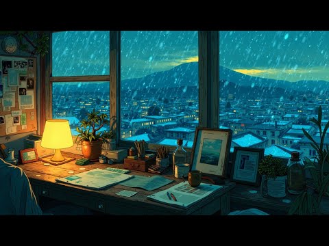 Late Night Lofi Study Music 🌙 Cozy Lofi Mix for Deep Work & Relax