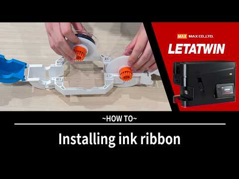 Installing the Ink Ribbon | LM-3000PRO Tutorial