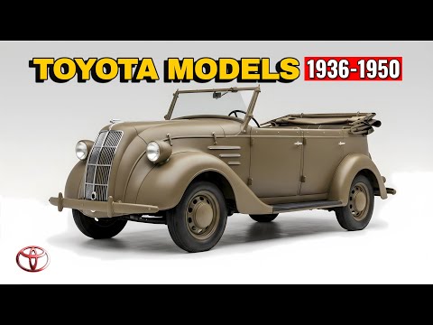 Toyota First Cars History 1936–1950