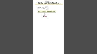 Solving Basic Logarithmic Equations ✏️ | Easy Log Steps Made Simple! Example 2