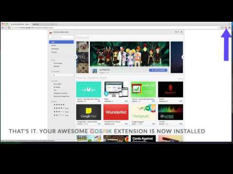 Gospik tutorial Install on Chrome