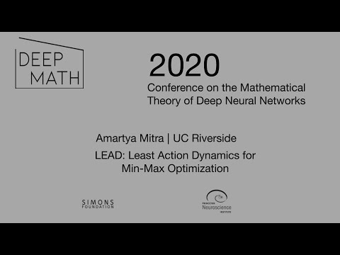 Amartya Mitra - LEAD: Least Action Dynamics forMin-Max Optimization