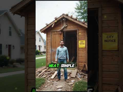 He Built a Tool Shed—The HOA Had It Demolished without warning !!  #hoadrama #karen #shorts #hoausa