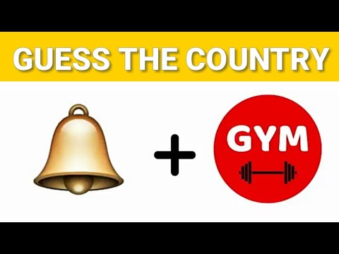 GUESS the COUNTRY by EMOJIS ||Emoji Quiz
