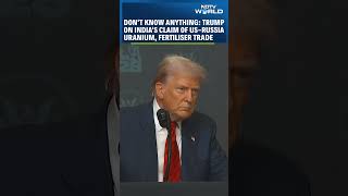 Trump Was Asked If US Imports Uranium, Fertilisers From Russia. His Reply
