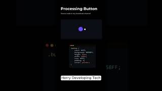 🔄 Processing Button Using HTML & CSS3 | Interactive & Stylish! 🚀✨ #shorts #shortsvideo #video #css