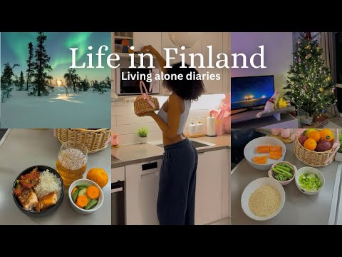 Days in my life in Finland | Living alone diaries | Cooking, Grocery shopping | Life of an introvert
