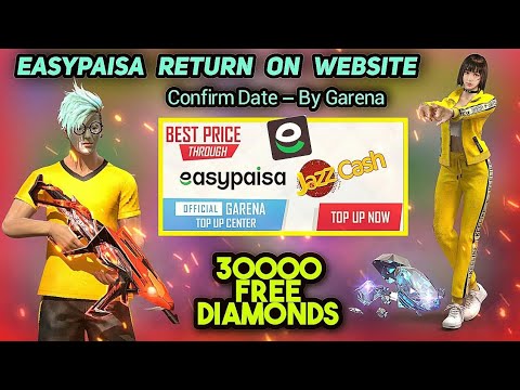 Easypaisa Return Topup PK Garena Topup Center Jazz Cash Connect By HBL Alpa Topup Methods 360 #viral