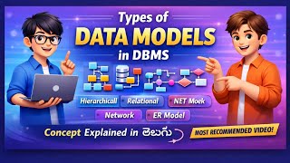 All Data Model Types Explained | DBMS Concepts in Telugu