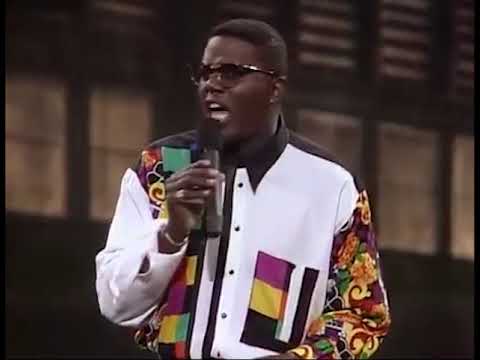 Bernie Mac on Def Comedy Jam but with a white DJ