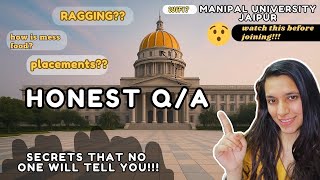 manipal university jaipur honest REVIEWS | Answering Your Most Asked Hostel Questions 🤯 | MUJ