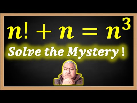 Mind Blowing Math Trick Cubic Equation + Factorial