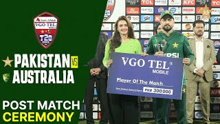 Post Match Ceremony | Pakistan vs Australia | Match 03 | T20I Series 2026 | PCB | MJ1K