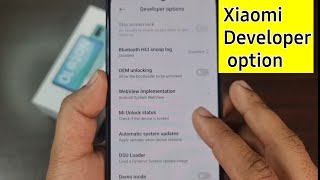 How to On Developer Option Xiaomi Mobile