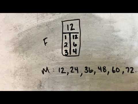 Factors & Multiples
