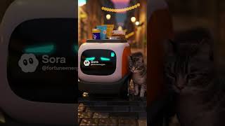 The Little Robot Who Cares for Every Stray Animal #robotstories #petrobot #cuterobot