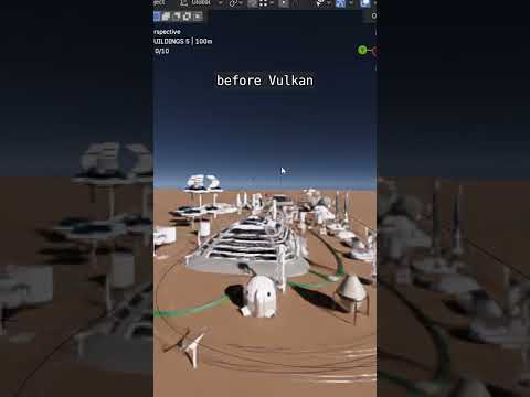 before vulkan test  #blender3d #3d #blender #3dgamedevelopment #gamedev #3dmodeling #3dart #vulkan