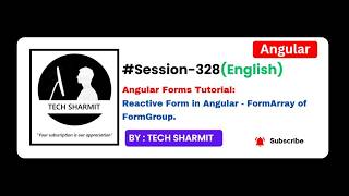 Angular Reactive Forms Tutorial in English: FormArray of FormGroup Practical Example (Ep-328)