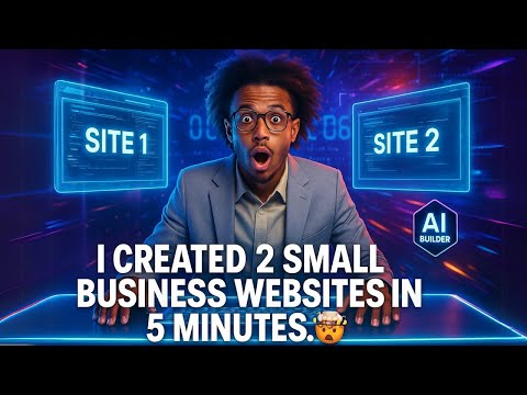 Watch Me Build 2 Websites in 5 Minutes Using AI | Lovable.dev Demo