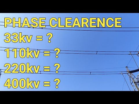 what is phase clearence kya hota h substation me pahase to phase distance kitna hota h