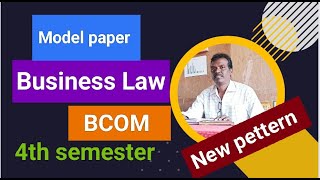Business Law model paper for 4th semester# BL important questions