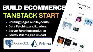 TanStack Start Complete Course : Routing, Server Functions & Ecommerce Project | CRUD with Prisma