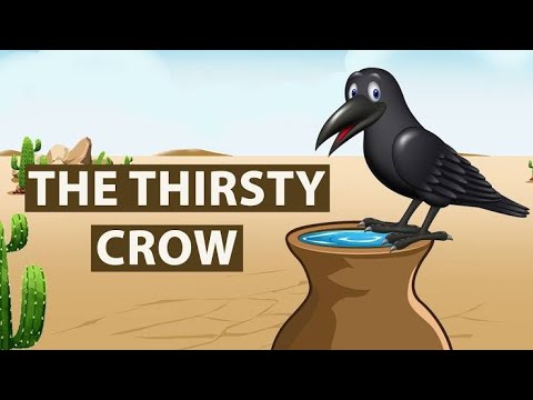 **The Thirsty Crow – A Moral Story** The clever crow