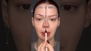 2014. Vs 2024. makeup✨ #makeuptutorial #makeup #makeup2024 #beauty #shorts